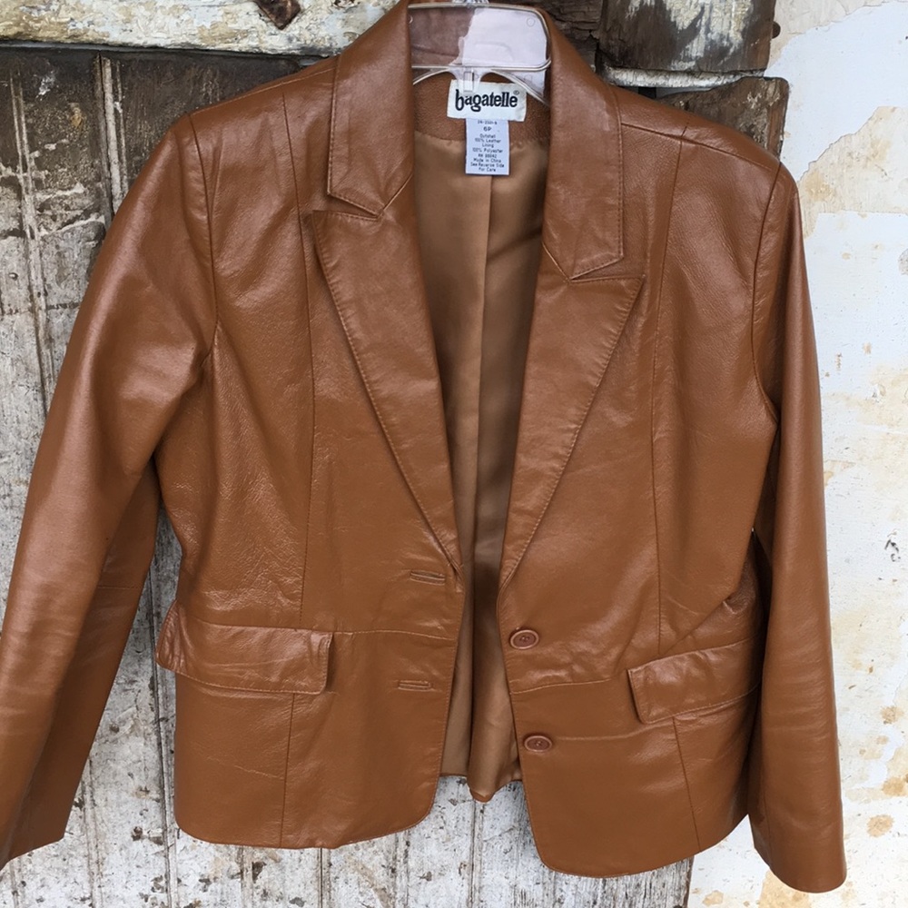 Leather Blazer